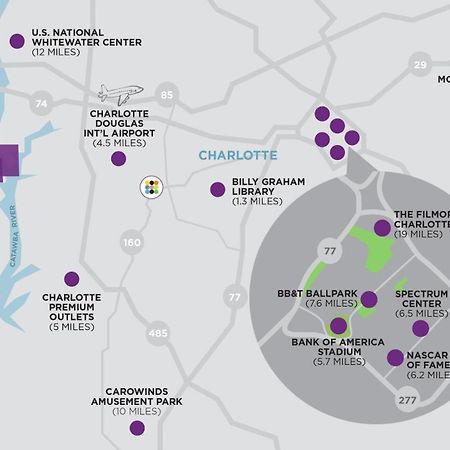 Hyatt Place Charlotte Airport Billy Graham Parkway Экстерьер фото